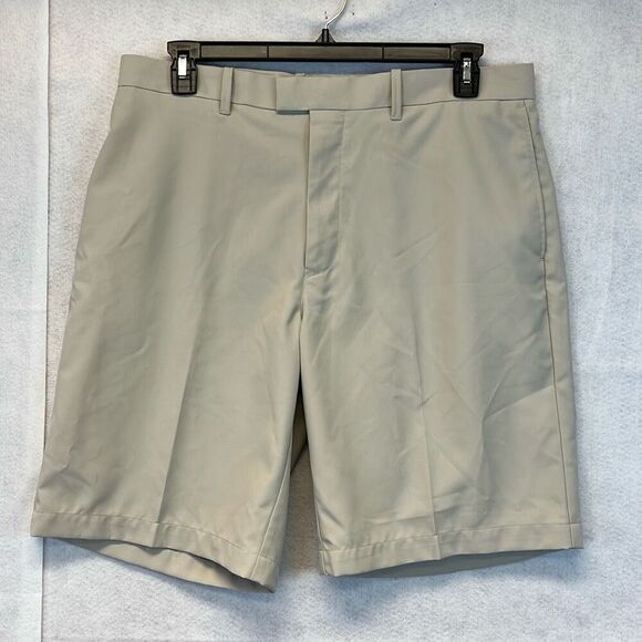 NWT CALLAWAY Shorts Men's Size 36 Beige High-Rise Golf Performance Classic Fit - Picture 1 of 12